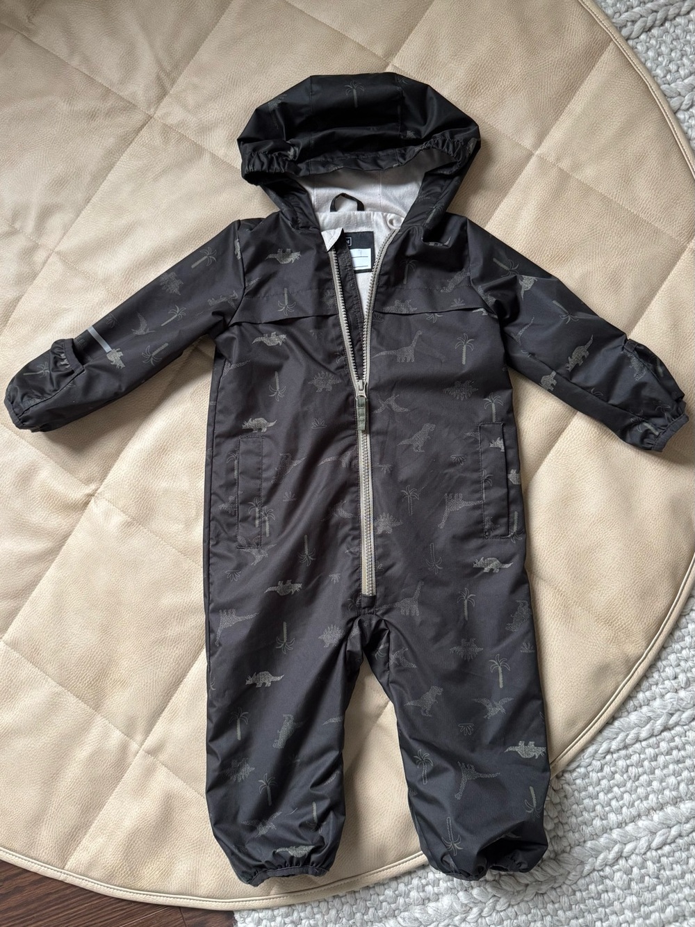 Kids Black Mi-Weather One-Piece